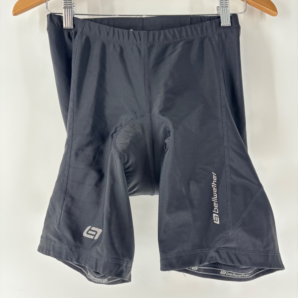 Bellwether Cycling Shorts Mens Sm Black‎ Padded Chamois Biking Compression Gear